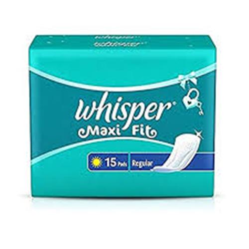 WHISPER MAXI FIT REG 8 PADS